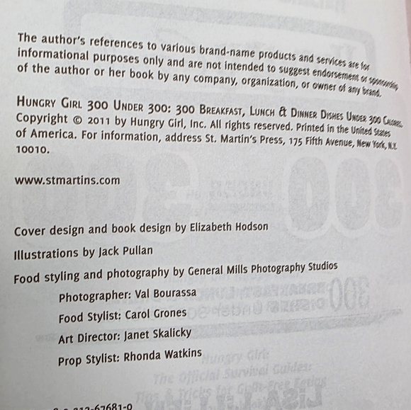Hungry Girl Cookbook- 300 Under 300 By Lisa Lillien - Picture 4 of 6